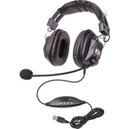 Virtual 3068-Style Headset with Boom Microphone Volume Control USB VI532529